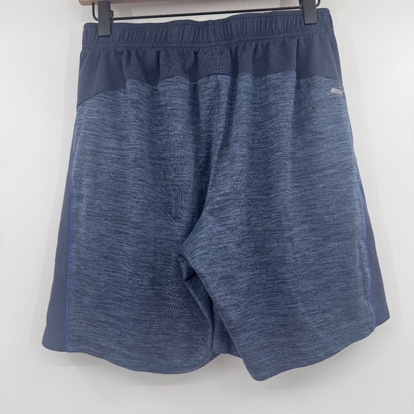 Unipro Shorts Men Medium Blue Basketball Qwick Dry Drawstring Elastic Waist - Picture 4 of 13